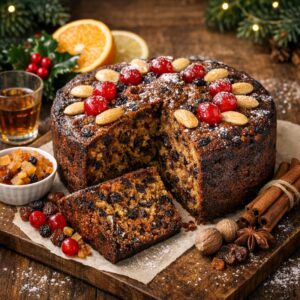 Easy Christmas Cake Recipe – Rich, Fruity and Traditional
