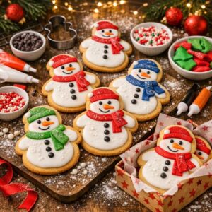 Snowman Cookie Recipe: Cute & Easy Christmas Baking