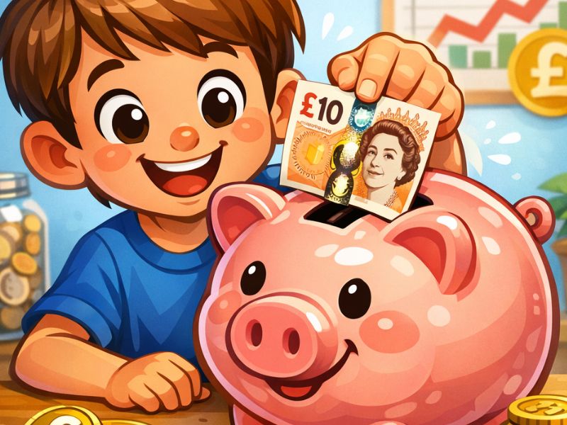 How To Get Kids To Save Money For Christmas - aiimage piggy bank