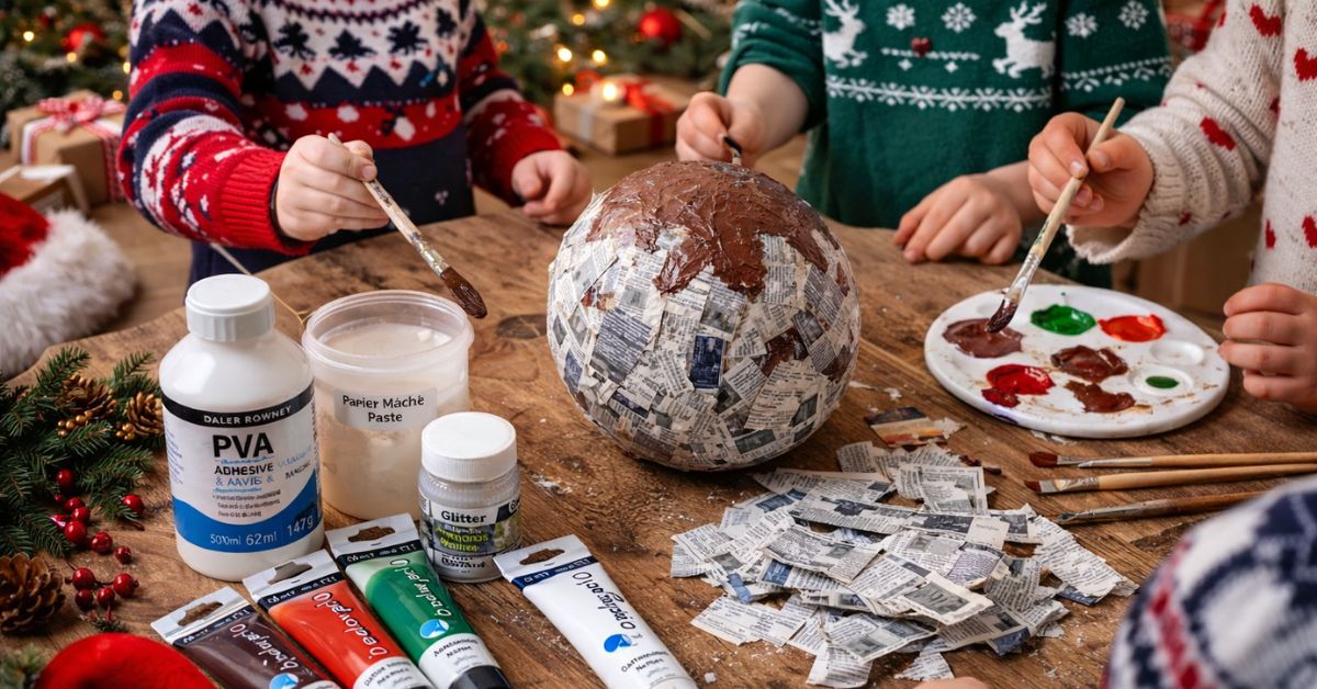 How To Make A Papier-Mâché Christmas Pudding - AiImage