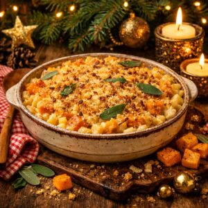 Macaroni Cheese with Butternut Squash & Maple Syrup