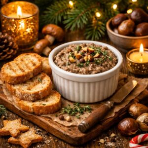 Festive Mushroom & Chestnut Pâté Recipe