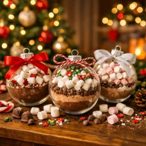 How to Make Hot Chocolate Christmas Baubles