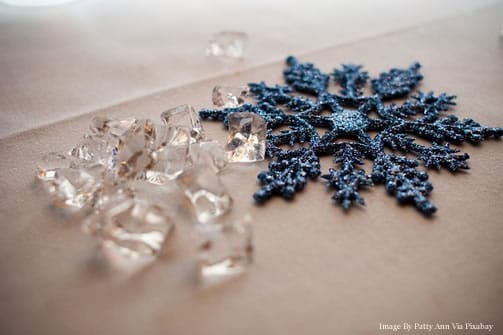Snowflakes Winter Wedding