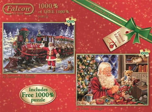 jumbo games falcon jigsaw all ready for christmas - box