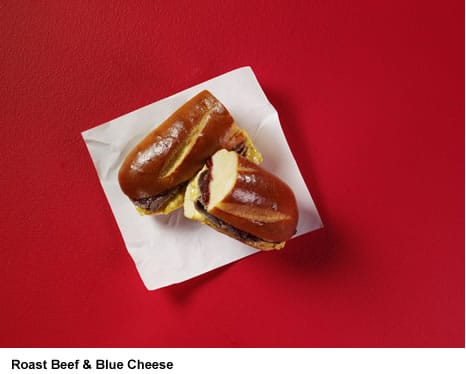 Starbucks Christmas: Roast Beef & Blue Cheese Brioche Baguette
