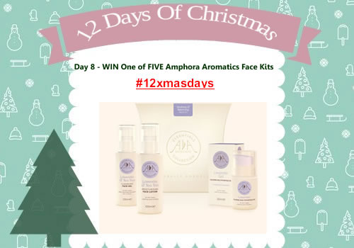 Day 8 #12XmasDays - WIN one of FIVE WIN one of FIVE Amphora Aromatics Face Kits