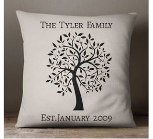 WIN - Giftpup.com Family Tree Cushion