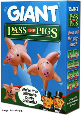 Giant Pass the pig