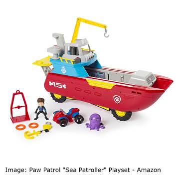 Amazon Top ten toys Christmas: Paw Patrol "Sea Patroller" Playset