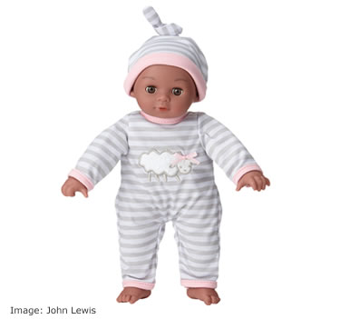 . John Lewis New Born Baby Doll