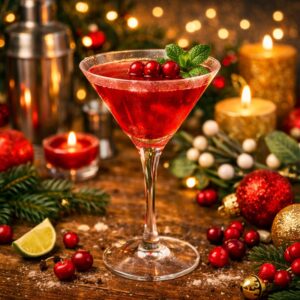 How To Make Mistletoe Kiss Christmas Cocktail Recipe