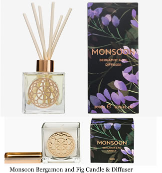 Monsoon Bergamon and Fig Candle & Diffuser 