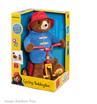 Paddington Bear Cycling Plush