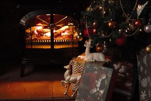 Baby, It’s Not Cold Inside With Dimplex Burgate Opti-Myst Electric Stove