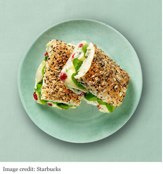 Starbucks three cheese panini