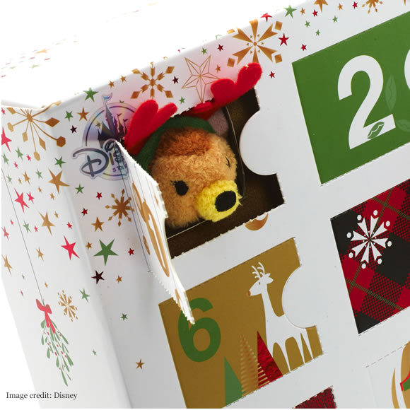 Micro Tsum Tsum Advent caleandar window