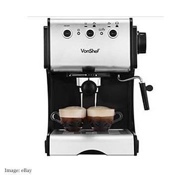 VonShef Coffee Machine £62.99 from domu-uk
