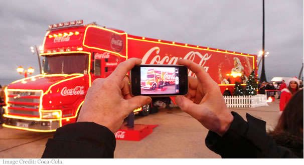 Coca-Cola Christmas truck mobile