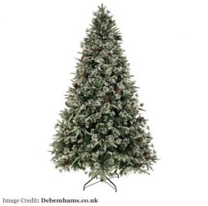 Debenhams snow and acorn tree £250