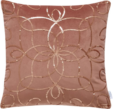 Michelle Keegan Metallic Sequin Embroidered Cushion - Very.co.uk