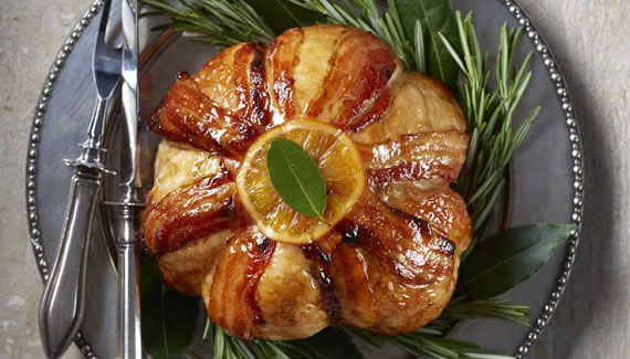 Extra Special Turkey Parcel with Spiced Apricot Stuffing and Maple & Clementine Glaze