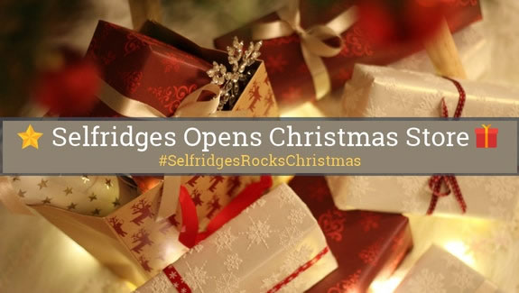 Image of Selfridges Christmas Shop Notice