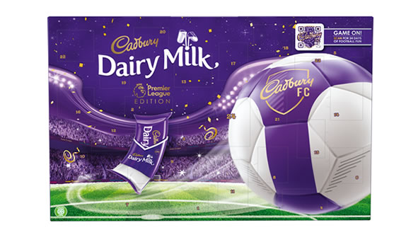 Cadbury Advent Calendar Premier League (Christmas 2018) 200g Carton - Christmas 2018