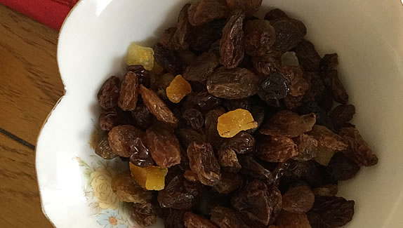Dried Fruit for Christmas Pudding