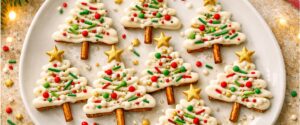 How to Make White Chocolate Christmas Trees