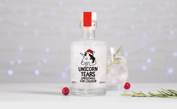 You can now buy Unicorn Tears Christmas Gin Liqueur