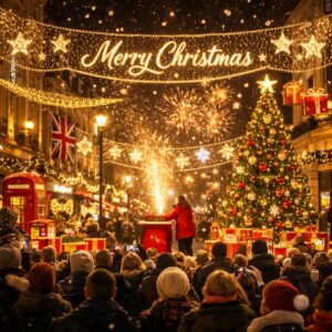 UK Christmas Lights Switch-On Dates & Times