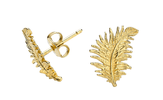Christmas Gift Review 2018: Dower and Hall Gold Feather Earrings