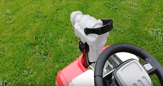 Image of bubble machine truck