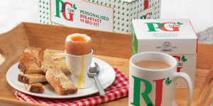 Social Media Giveaway Only: PG Tips Personalised Breakfast in Bed gift sets