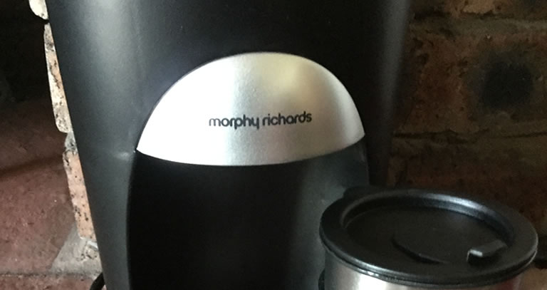 Morphy richards coffee clearance on the go