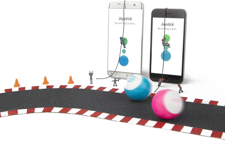 Sphero Mini Track and Mobiles