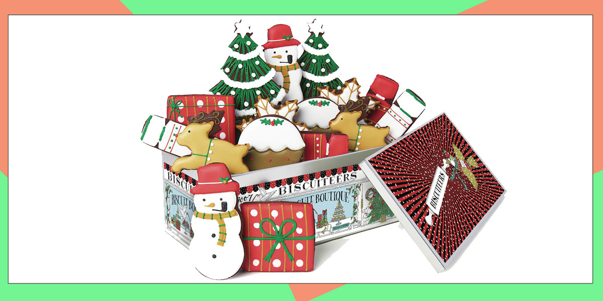 Image of Biscuiteers Happy Christmas Luxe tin