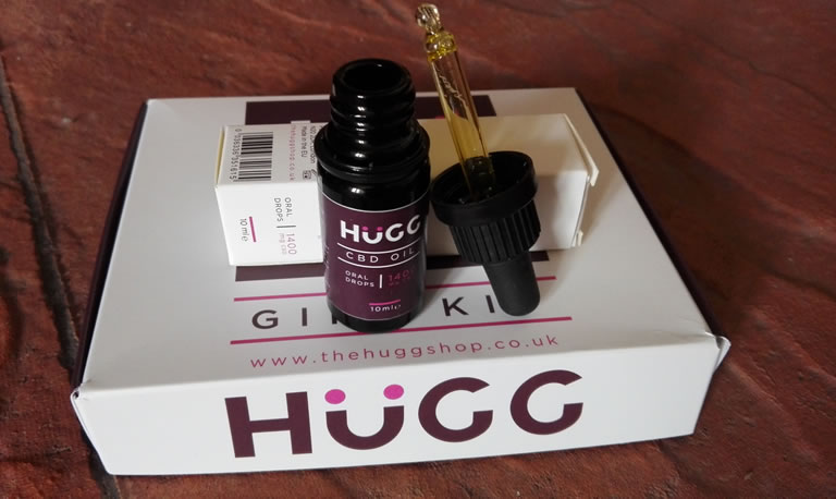 Image of HuGG CBD oil open