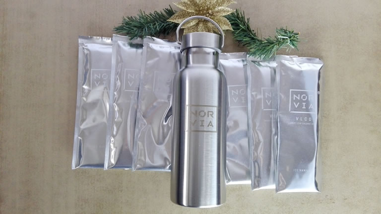Image of Norvia drinks and bottle