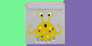 Christmas Gift Review 2019: Potwells Yellow Alien Storage Box