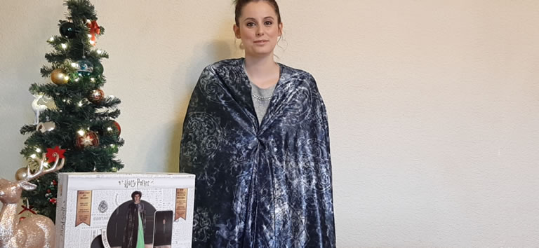 Image of Invisbility Cloak demonstration