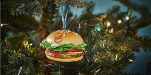 Deliveroo launch food themed Christmas Baubles