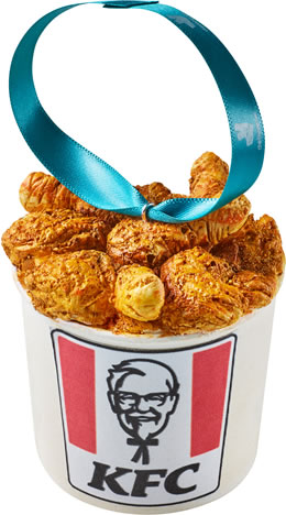 Deliveroo KFC Christmas bauble