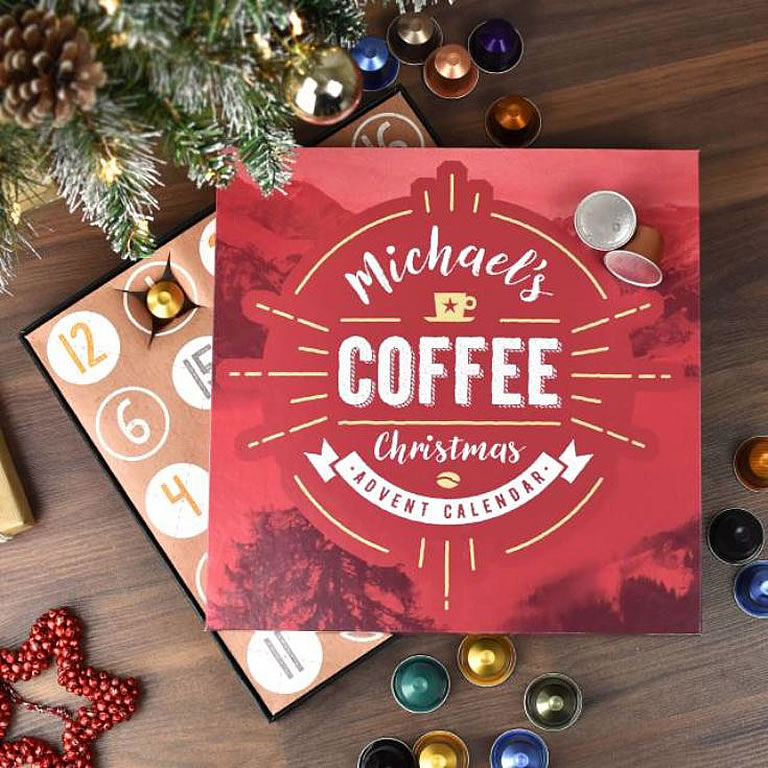 The Gift Experience Personalised Coffee Advent Calendar