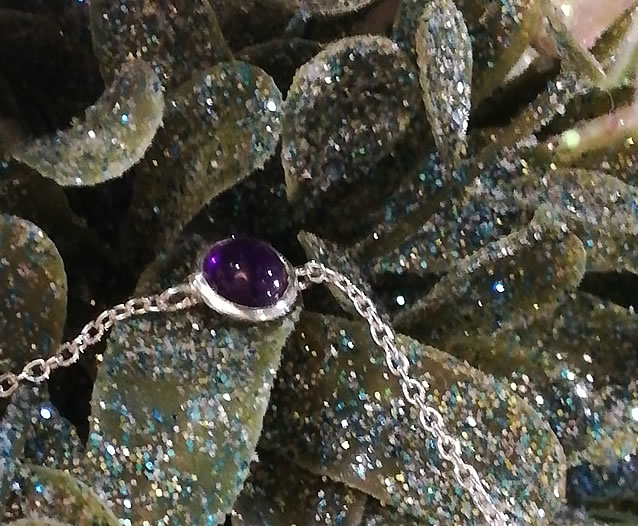 Birthstone Silver Bracelet