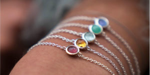 Christmas Gift Guide: Hersey & Son Birthstone Silver Bracelet