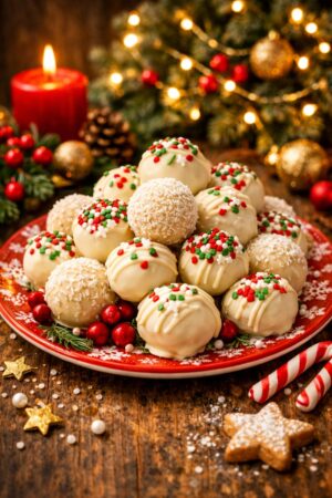 Christmas Recipe: How to Make No‑Bake Vanilla Cookie Balls