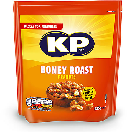 KP Nuts - Honey Roast resealable packs