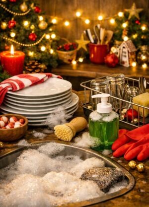 Tips to Help Make Washing Up After Christmas Dinner Fun